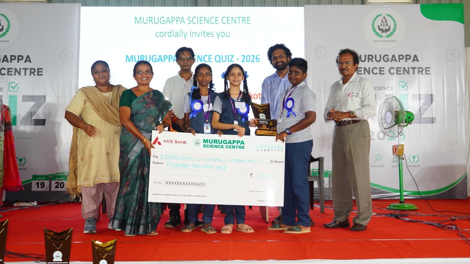 750 students participate in AMM Foundation’s Murugappa Science Quiz