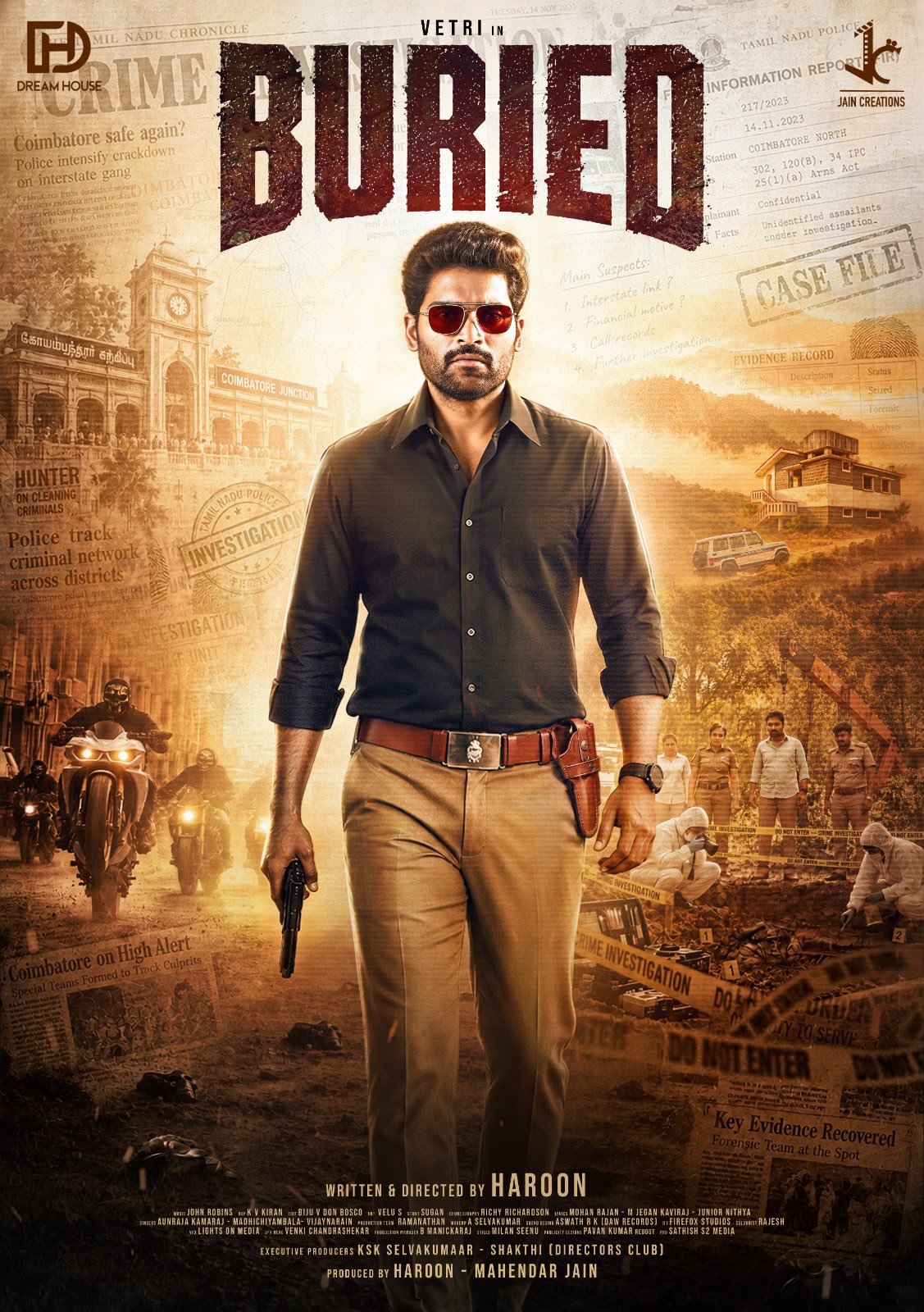 என்கவுண்டர் போலீசாக வெற்றி நடிக்கும் பரீட் – BURIED First Look 
